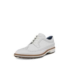 Zapatos de Golf Híbridos Ecco para Hombre - Versión Kiltie Blancos
