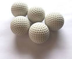 Pelotas de Minigolf Blancas - Set de 5 Unidades