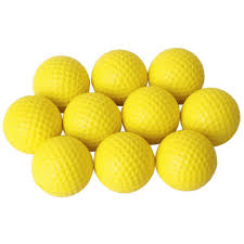 10 Pelotas de Golf Blandas para Entrenamiento