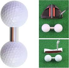 Pelota Doble de Entrenamiento para Golf con Tubo