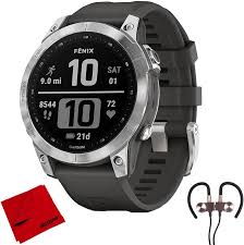 Garmin Fenix 7 Reloj Inteligente - Plata con Banda