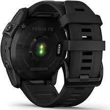 Garmin Fenix 7X Sapphire Solar - Reloj Inteligente Negro DLC