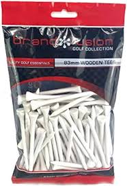 Tees de Golf Blancos FOXCUP de 83 mm