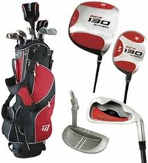 Set de Golf Masters MC-Z130 para Hombre - Negro/Rojo