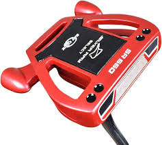 Putter Ray Cook RCSR 550 para Hombre - 35" Rojo y Plateado