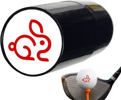 Sello de Golf Reutilizable - Marcador Portátil Rojo