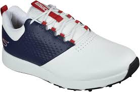 Tenis de Golf Skechers Elite 4 Victory para Hombre - Blanco y Azul