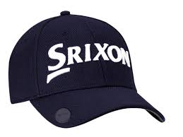 Gorra de Golf Srixon 2023 con Marcador de Pelota (Marino/Blanco)