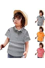 Camisas de Golf Naranja para Niño - Ropa Infantil