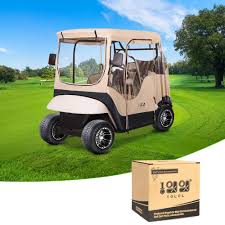 Funda Impermeable para Golf Buggy 10L0L - 600D con Ventanas Transparentes