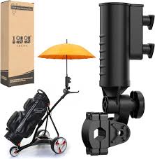 Soporte Universal para Paraguas de Carrito de Golf - Aluminio 180°